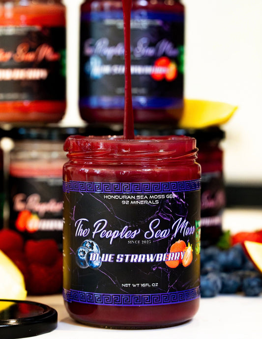 Blue Strawberry Sea Moss